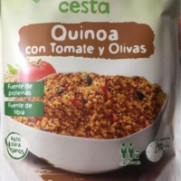 Quinoa con tomate y olivas