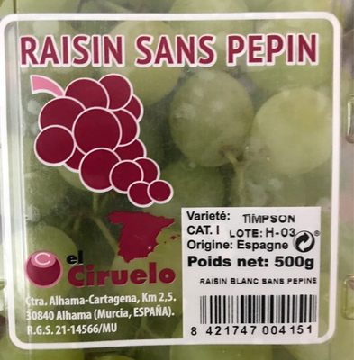 Raisin sans pepin Raisin sans pepin - Image 2