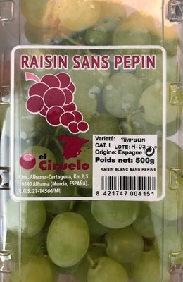 Raisin sans pepin Raisin sans pepin