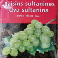 Raisins sultanines