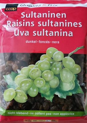 Raisins sultanines Raisins sultanines