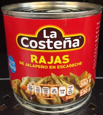 Rajas La Costeña Rajas La Costeña
