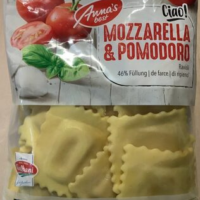 Ravioli mozzarella e pomodoro (mozzarella et tomate)