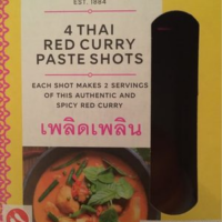 Red red curry paste shots