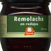 Remolacha encurtida en rodajas