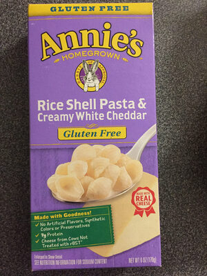 Rice Shells & Creamy White Cheddar Rice Shells & Creamy White Cheddar
