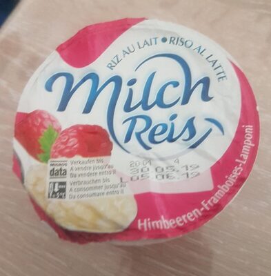Riz Milk Raspberry Riz au lait framboise