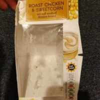 Roast chicken and sweetcorn