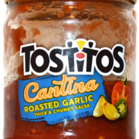 Roasted garlic chunky salsa (medium)