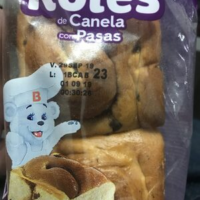 Roles canela con pasas