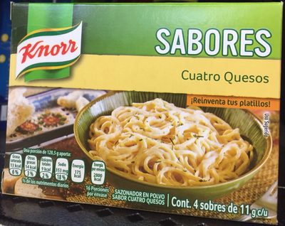SABORES CUATRO QUESOS SABORES CUATRO QUESOS