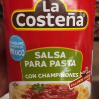 SALSA PARA PASTA CON CHAMPIÑONES