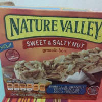 SWEET & SALT NUT Granola bars