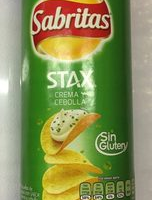 Sabritas Stax Crema y cebolla