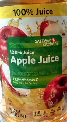Safeway Apple Juice Safeway apple juice
