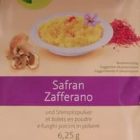 Safran et bolets en poudre