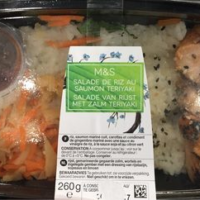 Salade de Riz au Saumon Teriyaki