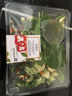 Salad from Chicken Basil Salade de poulet au basilic