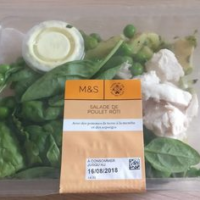 Salade de poulet rôti