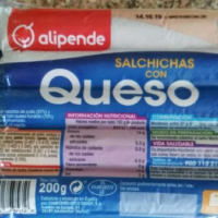 Salchichas con queso