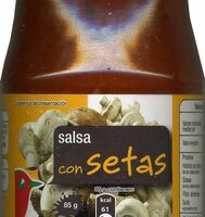 Salsa con setas