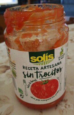Salsa from Tomato with Olives Oil without Trocitos Salsa de tomate con aceite de oliva sin trocitos