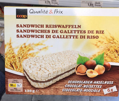 Sandwiches from Patties from Riz Sandwiches de galettes de riz
