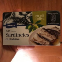 Sardinetes en oli d'oliva