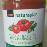 Sauce tomates basilic bio Coop