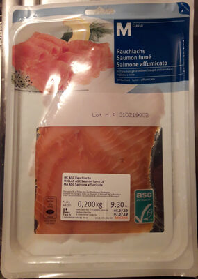 Smoked Salmon Saumon fumé