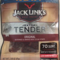 Seasoned & smoked beef steak strips