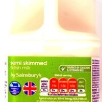 Semi skimmed British milk