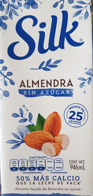 Silk Almond without Sugar Silk Almendra Sin Azúcar