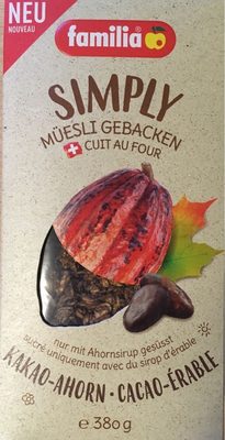 Simply Müesli Cacao-Erable Simply Müesli Cacao-Erable