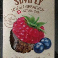 Simply muesli cuit au four