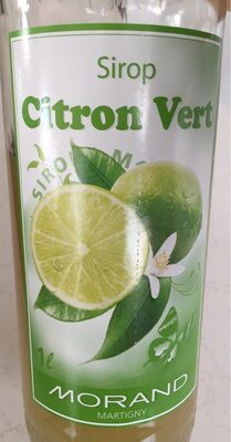 Syrup Lemon Green Morand 1 l, 1 Bouteille Sirop Citron Vert Morand 1 l