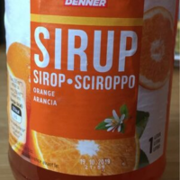 Sirup Sirop Sciroppo Orange
