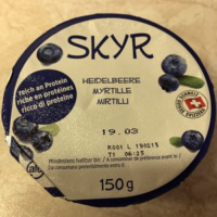 Skyr myrtille