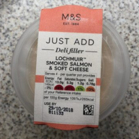 Smoked salmon & soft cheese