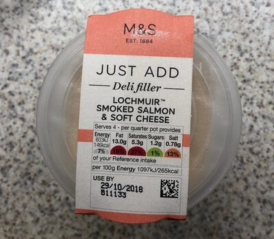 Smoked Salmon & soft Cheese Smoked salmon & soft cheese