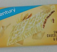 Snack de chocolate blanco & cereales