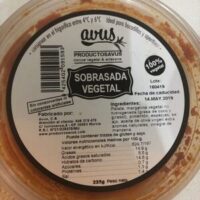 Sobrasada vegetal