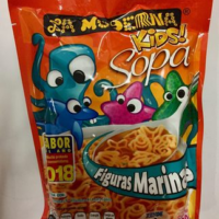 Sopa Kids figuras marinas