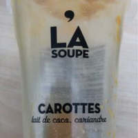 Soupe carotte lait de coco