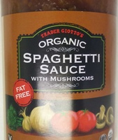 Spaghetti sauce with mushrooms