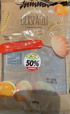 Spatzli with Eggs Spatzli aux oeufs