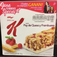 Special K pay de queso y frambuesa