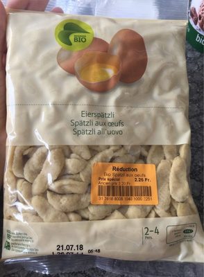 Spätzli with Eggss Spätzli aux œufs