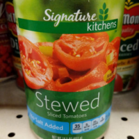 Stewed Sliced Tomatoes