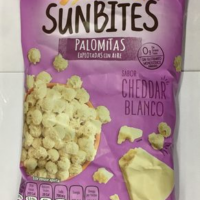Sunbites Palomitas sabor Cheddar Blanco